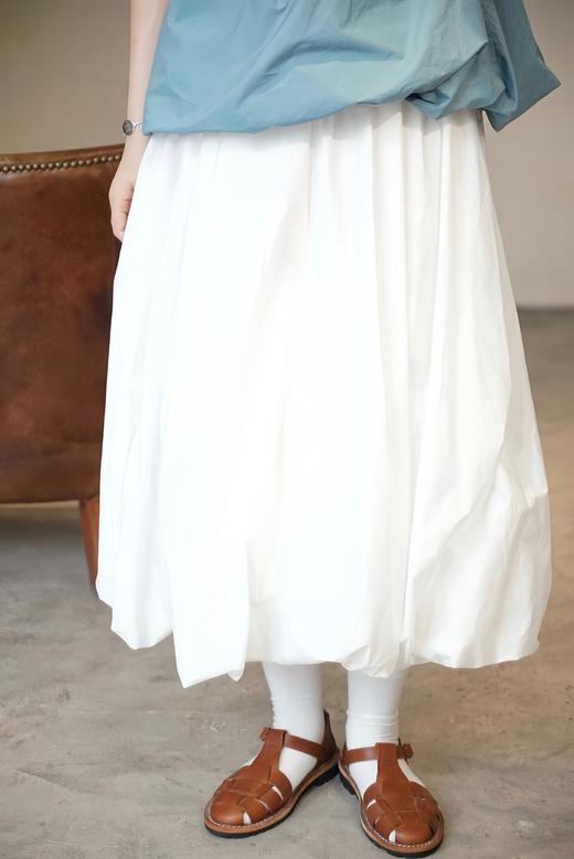 apuntob 米白/蓝黑蓬蓬半身裙 商品图5