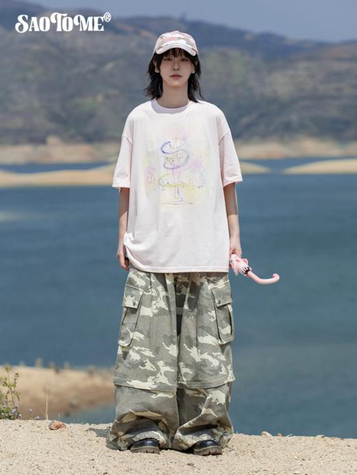 早乙女惠子saotome/STMCK252224/可拆卸脚口工装迷彩裤 商品图0