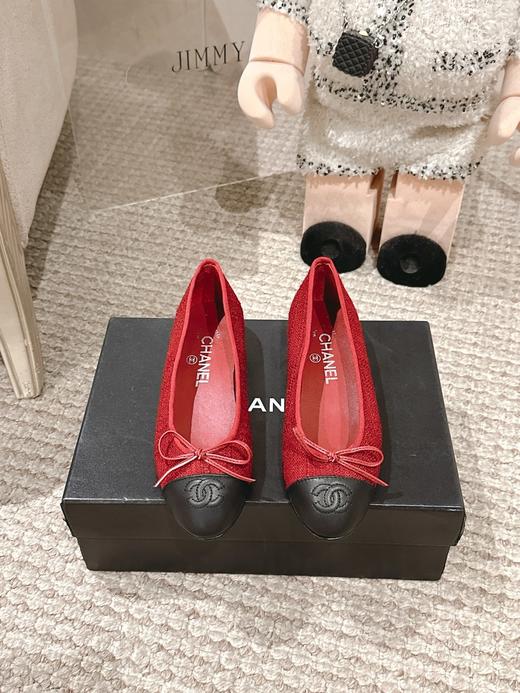 香奈儿 25Fw早春最新配色小香蝴蝶结芭蕾舞平底单鞋（HC） 商品图5