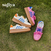 预售7天|Safiya/索菲娅2025可露丽拼色厚底双系带休闲复古百搭德训鞋SFD3112439 商品缩略图3