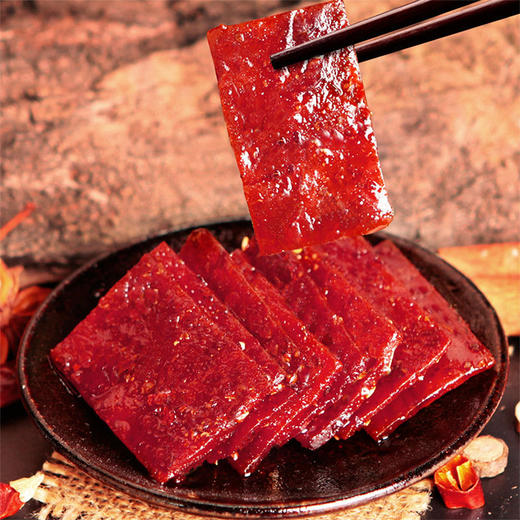 【吃肉就要坦荡荡，就好这一口！】味滋源猪肉脯100g/袋 原味零食猪肉干 熟食特产肉类 休闲解馋小吃-QQ 商品图2