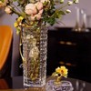 【清仓特惠6折，仅1件，无货退款】罗比罗丹平安吉祥珐琅彩水晶玻璃花瓶餐桌插花摆件现代简约装饰瓶花瓶（金香恒远中） 商品缩略图3