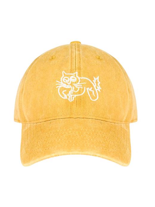 早乙女惠子saotome/STMMZ252331/水洗卡通小猫棒球帽 商品图3