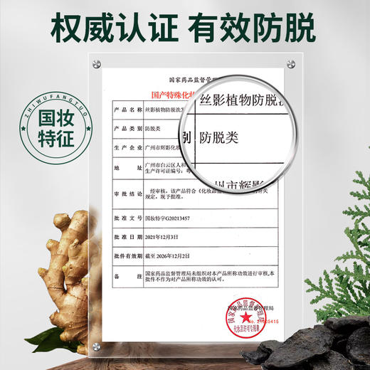 【品牌方直销】防脱植物去屑洗发水育发滋养柔顺男女士通用 商品图2