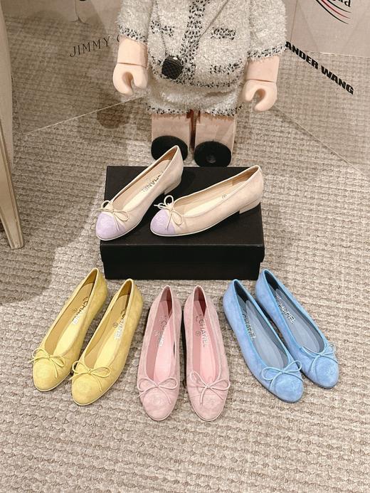 香奈儿 25Fw早春最新配色l小香蝴蝶结芭蕾舞平底单鞋（HC） 商品图0