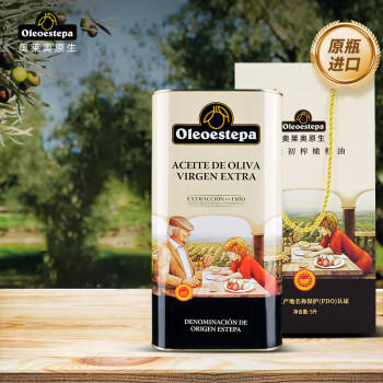 奥莱奥原生【保真橄榄油】PDO特级初榨橄榄油5L铁 /粮油调味 /食用油 /橄榄油 商品图0