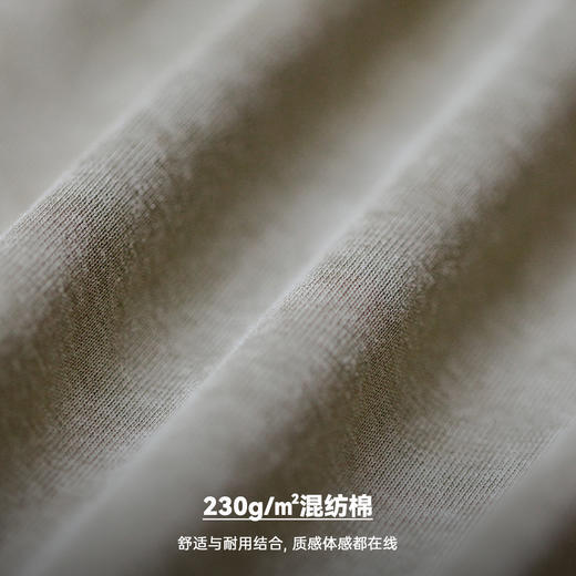 马登工装美式复古机车后背印花T恤水洗做旧灰绿宽松廓形短袖男夏 商品图3