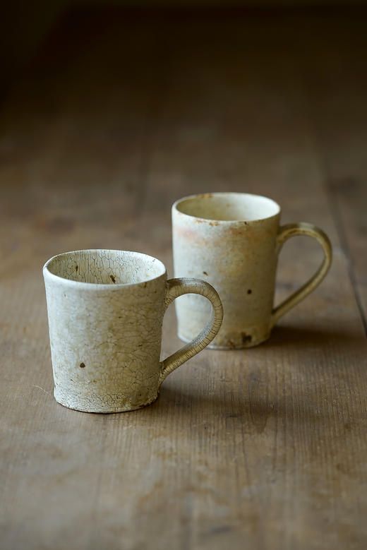 尾形笃09罅粉引｜筒mug 商品图0