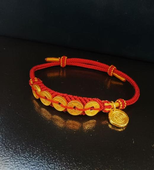 1F 老庙黄金 足金手绳 商品图0