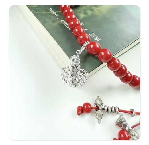 藏银款、S925纯银款蝎子吊坠挂件民族风随身手链手串挂饰配饰莲师铁蝎 商品图1