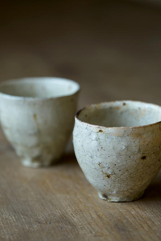 尾形笃19荒山粉引｜小汤吞 商品图1