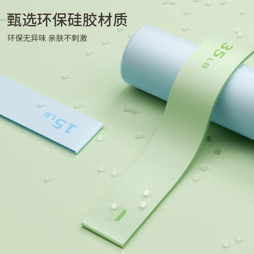 瑜伽软胶带健身弹力带阻力带力量训练多功能运动拉伸带拉力绳 商品图1