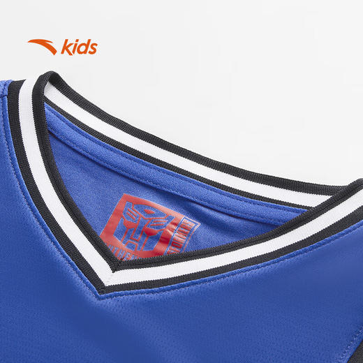 安踏儿童套装男小童潮流系列运动透气篮球比赛套352539201 商品图2