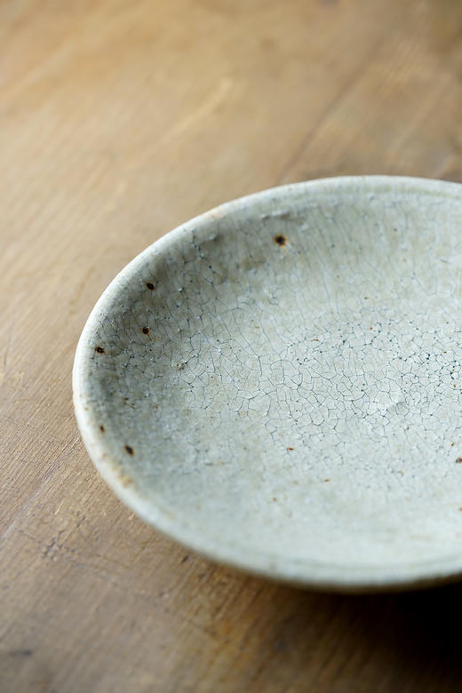 尾形笃39罅粉引｜6寸取皿 商品图1