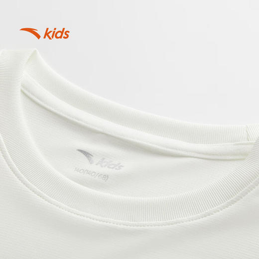 安踏儿童短袖T恤男大童户外系列运动透气针织短袖衫352536110 商品图2