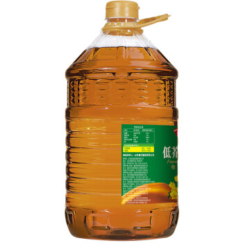 鲁花【保真菜籽油】低芥酸浓香菜籽油6.18L物理压榨 /粮油调味 /食用油 /菜籽油