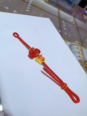 1F 老庙黄金 足金手绳