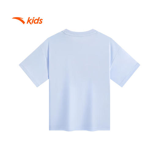 安踏儿童短袖T恤男大童潮流系列运动透气针织短袖衫352538103 商品图1