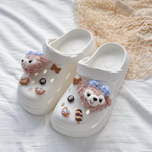 【GZ】无忧购79元3件踩屎感轻软可爱卡通熊熊洞洞鞋JC-06（截单后3-5天发货) 商品图5