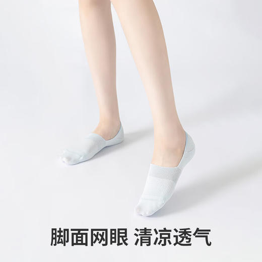 副歌夏季袜子抗菌防臭7a级袜子吸湿速干不闷脚不掉跟船袜隐形袜 商品图3