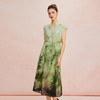 QF8E1斯尔丽25夏季新款商场同款定位写意印花优雅欧范搭配腰带连衣裙 商品缩略图7