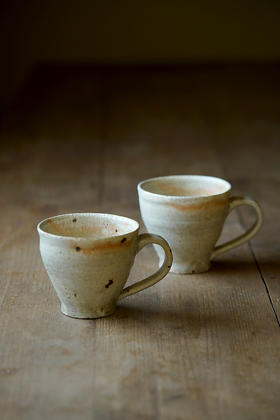 尾形笃08罅粉引｜丸mug