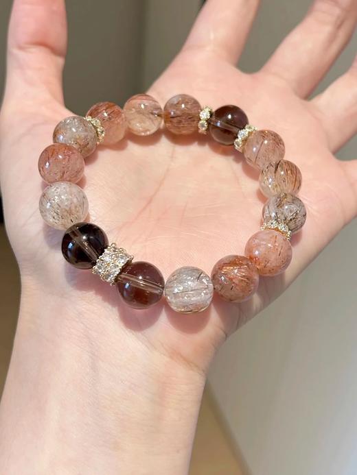 【普陀山】招财转运天然黑金超七手串搭茶水晶暴富水晶手链女 商品图3