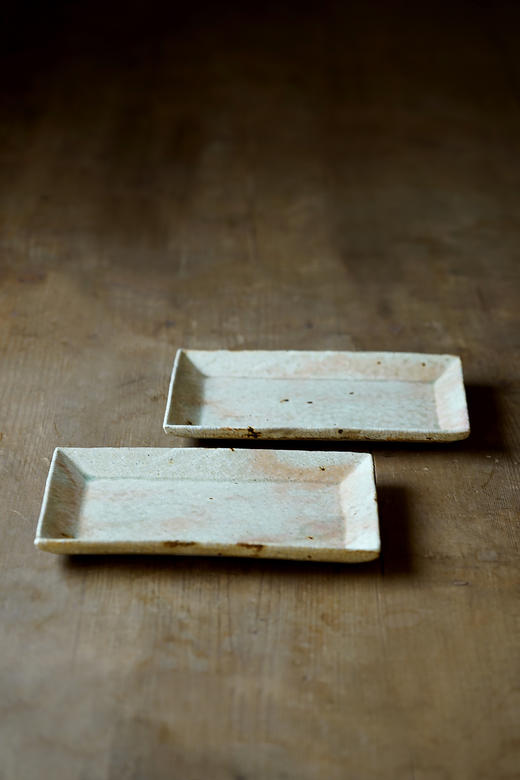 尾形笃26罅粉引｜长皿 商品图0