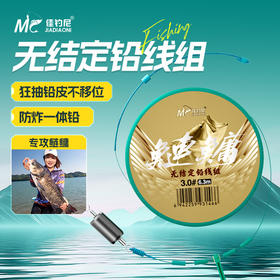 佳钓尼鲢鱅无结定铅线组主攻鲢鱅