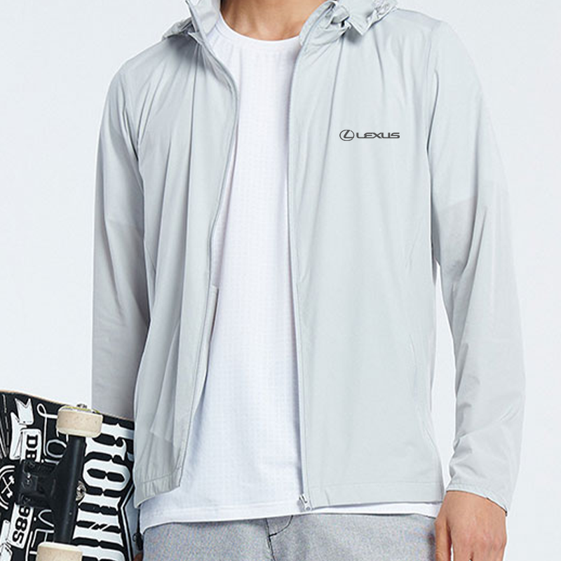 有氧轻薄防晒夹克，女款白色，男款多色可选