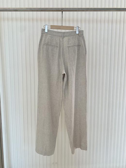 【高品质私服】【IC亚麻斜纹直筒裤】有效拉长腿部比例，修饰腿型，柔软垂坠，适合多种身型G1385-CC【无标出货 介意慎拍】 商品图6