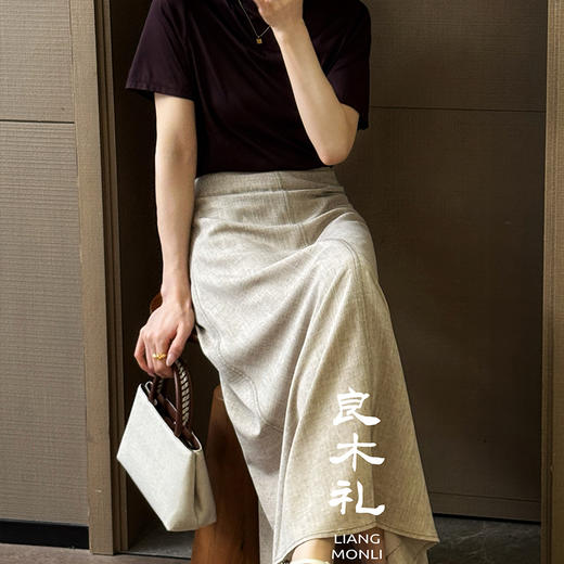 【预售7天】良木礼醋酸半裙（400508） 商品图2