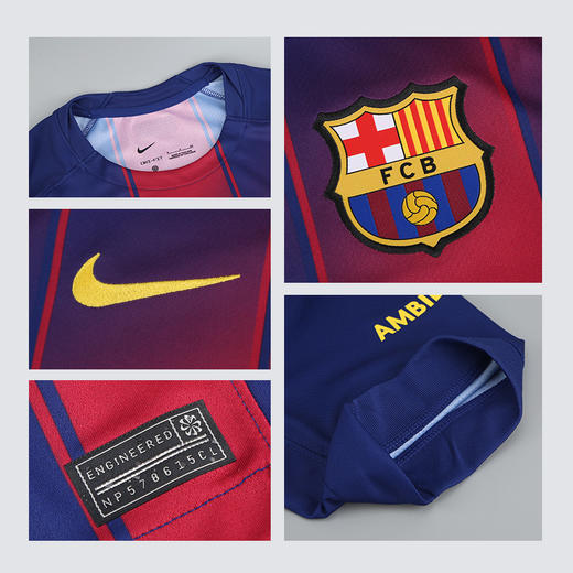 小李子NIKE耐克25-26赛季巴萨主场球迷版球衣成人T恤男HJ4590-456 商品图3