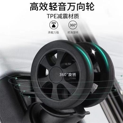 【顺丰包邮】新品大容量男行李箱女拉杆登机密码箱学生旅行皮箱子三七开深仓设计USB充电高效轻音万向轮 商品图6