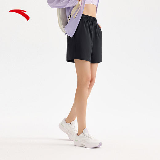 【XL/2XL断码】安踏速干运动短裤女款2025夏季新款健身跑步梭织运动裤162525506【无货退款】 商品图1