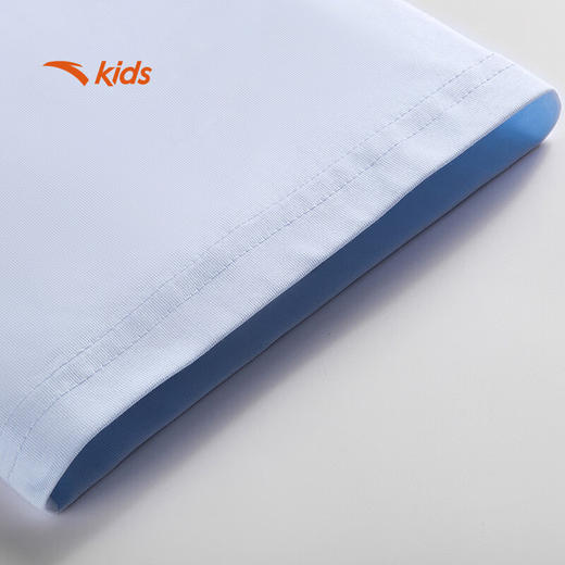 安踏儿童短袖T恤男大童潮流系列运动透气针织短袖衫352538103 商品图3