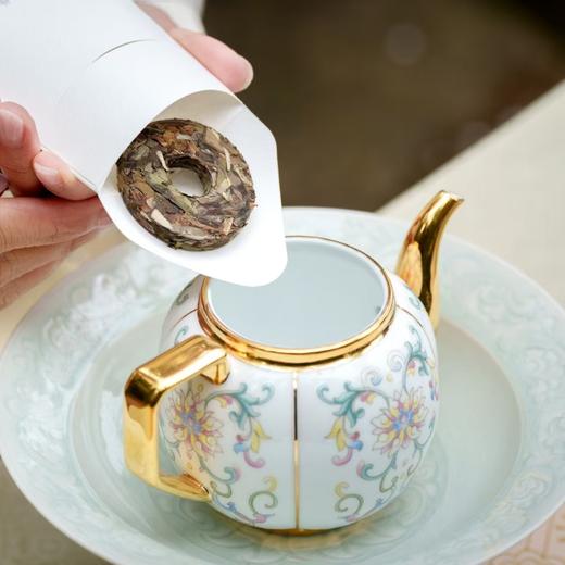 霸茶 古树白茶小圆环 8g*10片/盒 厂家直发 商品图3