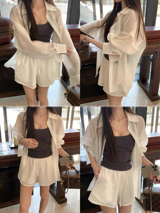 冰雪肌理感天丝醋酸防晒套装 商品图5