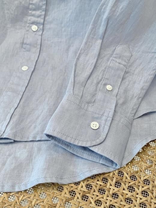 【高品质私服】【RL蓝色宽松亚麻衬衫】纯天然纤维，轻薄透气，穿着舒适有型，慵懒随性，自在无拘G1432-CC【无标出货 介意慎拍】 商品图13
