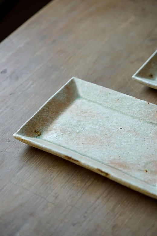 尾形笃26罅粉引｜长皿 商品图1