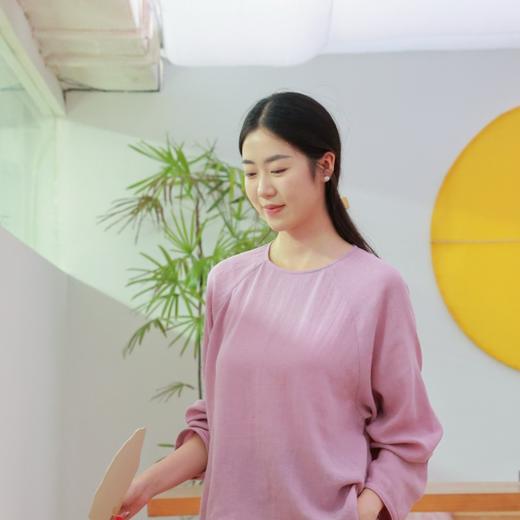 【抖音专属】新中式上衣（25708313-黪紫） 商品图0