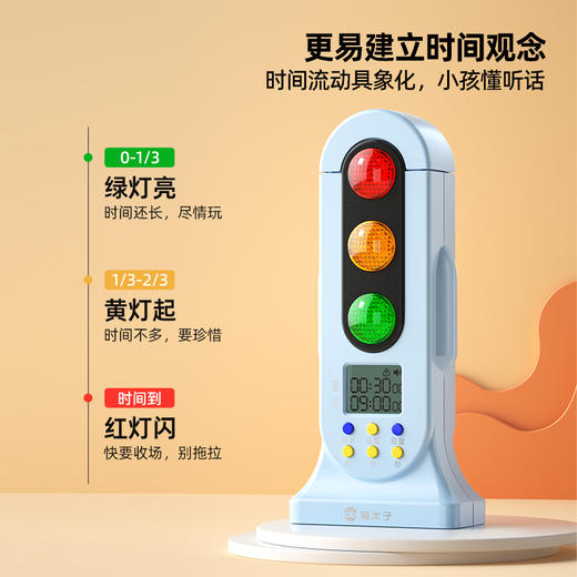 猫太子计时器小学生自律神器定时时间管理倒提醒闹钟儿童学习专用 商品图1