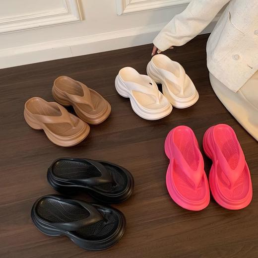 【GZ】无忧购79元3件EVA多色人字拖网红爆款高级感厚底拖鞋eva8909（截单后3-5天发货) 商品图0