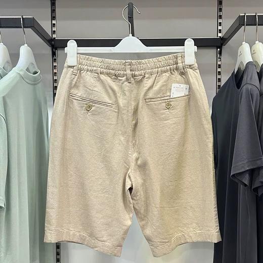 佐丹奴男装25年新款棉麻短裤01105207 商品图2