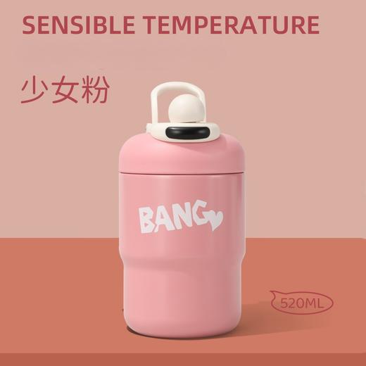 韩版新款咖啡杯直饮ins简约时尚水杯 智能显温不烫嘴，带提手便携高颜值迷你保温杯，随手一提，时尚便携新潮流！ 商品图5