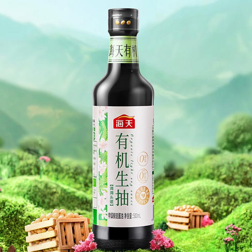 海天有机生抽500ml(6902265510611) 商品图1