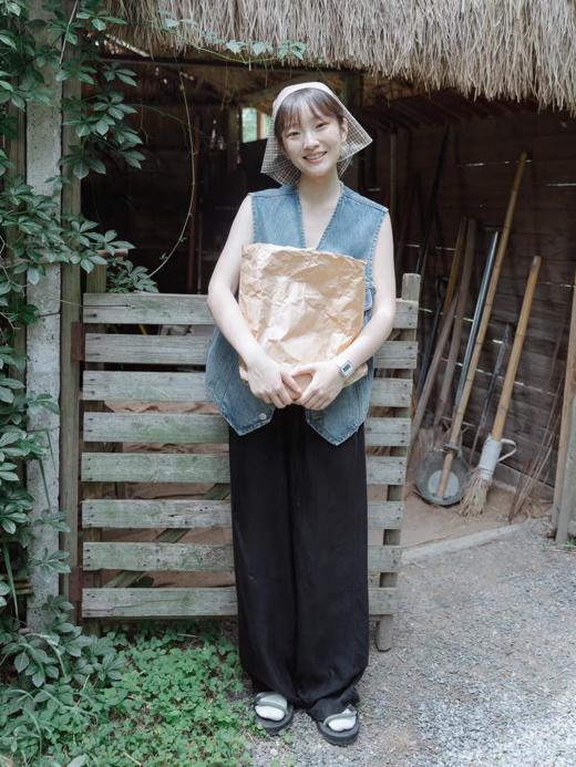 步履不停/5B43154C/强捻棉感垂垂裤 商品图3