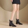 westory2024年秋冬新款优雅风中跟百搭短靴切尔西靴W24DS84951 商品缩略图4