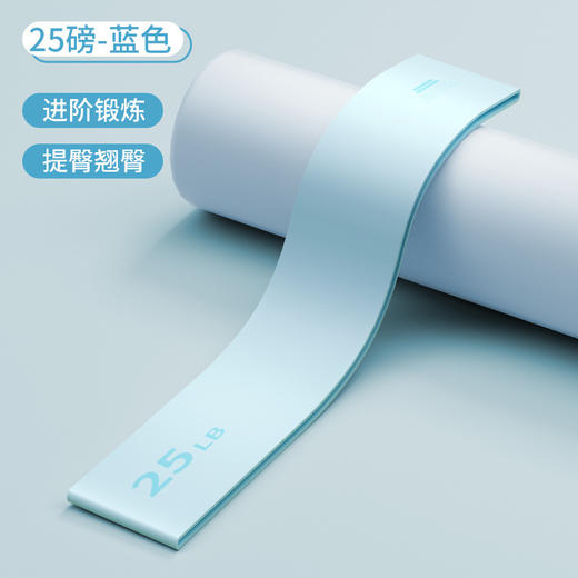 瑜伽软胶带健身弹力带阻力带力量训练多功能运动拉伸带拉力绳 商品图5