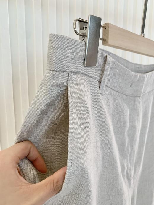 【高品质私服】【IC亚麻斜纹直筒裤】有效拉长腿部比例，修饰腿型，柔软垂坠，适合多种身型G1385-CC【无标出货 介意慎拍】 商品图8